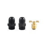 1200ml 1.2L Twin Baffle Dual Filter Engine Oil Catch Can Tank Reservoir AN10 (Polished) - Image 5