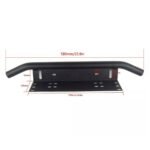 ⁦23" Bull Bar Front Bumper License Plate Holder Mount Bracket for LED Light Bar⁩ - الصورة ⁦6⁩