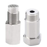 Stainless Steel Oxygen O2 Sensor CEL Eliminator Light  45°&90°& 0°   Adapter Mini Catalytic Convertor M18X1.5 Socket Plug - Сурет 19