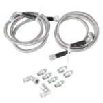 Flexible SS Braided Transmission Cooler Hose Line – Vaizdas 2