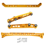 Rear Lower Control Arm Subframe Brace Tie Bar Kit For 92-95 Honda Civic EG - Ảnh 3