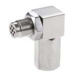 Stainless Steel Oxygen O2 Sensor CEL Eliminator Light  45°&90°& 0°   Adapter Mini Catalytic Convertor M18X1.5 Socket Plug - Сурет 2