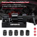 GSTP Fuel Line Fittings Installation Tool Compatible with PTFE & CPE Fuel Hose Connect Tool Kit - Сурет 5