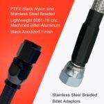 6AN Flexible PTFE Transmission Cooler Hose Lines Fitting – Vaizdas 6