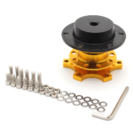 Universal Sports Steering Wheel Quick Release Snap Off Boss Kit Hub Adapter Red – Vaizdas 9