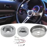 GSTP 5 & 6 Hole Steering Wheel Polished Hub Adapter for Flaming River,Ididit,GM,Chevy - 圖片 9