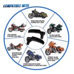 Motorcycle Saddle Bag Latch Kit for Harley-Davidson Road King 2014-2021 Black - 圖片 5