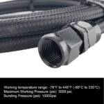 6AN Flexible PTFE Transmission Cooler Hose Lines Fitting – Vaizdas 7