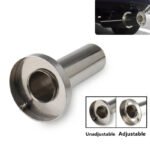 Universal 3.5" to 4.5" Round Steel Removable Catback Exhaust System Muffler Tip Silencer - Сурет 6