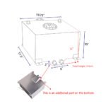 GSTP 15 Gallon Aluminum Street/Drift/Strip/Racing Fuel Cell Gas Tank+ Level Sender - Ảnh 7
