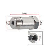 Stainless Steel Oxygen O2 Sensor CEL Eliminator Light  45°&90°& 0°   Adapter Mini Catalytic Convertor M18X1.5 Socket Plug - Сурет 15