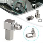 Stainless Steel Oxygen O2 Sensor CEL Eliminator Light  45°&90°& 0°   Adapter Mini Catalytic Convertor M18X1.5 Socket Plug - Сурет 3