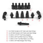 Fuel Injection Line Install Kit For LS Conversion EFI FI w/Filter and Regulator - Сурет 8