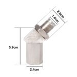 Stainless Steel Oxygen O2 Sensor CEL Eliminator Light  45°&90°& 0°   Adapter Mini Catalytic Convertor M18X1.5 Socket Plug - Сурет 5