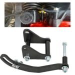 SBC Black Power Steering Pump Mounting Bracket SWP LWP Saginaw GM SB Chevy 350 - Billede 15