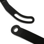 SBC Black Power Steering Pump Mounting Bracket SWP LWP Saginaw GM SB Chevy 350 - Billede 12