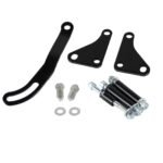 SBC Black Power Steering Pump Mounting Bracket SWP LWP Saginaw GM SB Chevy 350 - Billede 2