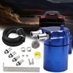 Upgraded Baffled Oil Catch Can with Breather Filter Kit Aluminum Oil Reservoir Tank with 3/8" Strengthened NBR Fuel Line - Ảnh 9