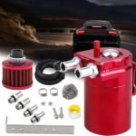 Upgraded Baffled Oil Catch Can with Breather Filter Kit Aluminum Oil Reservoir Tank with 3/8" Strengthened NBR Fuel Line - Ảnh 13