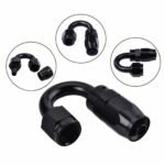 2PCS AN4/AN6/AN8/AN10/AN12 Swivel Hose End Fitting Adapter For Oil/Fuel/Gas Hose Line - Сурет 8