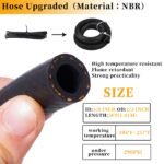 Upgraded Baffled Oil Catch Can with Breather Filter Kit Aluminum Oil Reservoir Tank with 3/8" Strengthened NBR Fuel Line - Ảnh 4