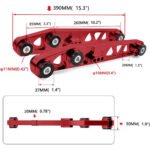 Rear Lower Control Arm Subframe Brace Tie Bar Kit For 92-95 Honda Civic EG - Ảnh 8