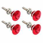 4 X Push Button Quick Release Hood Bonnet Pins Lock Clip Car Bumper Latch Kit – Vaizdas 2