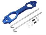 190mm Red Aluminum Alloy Car Battery Tie Down Bracket - Image 23
