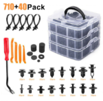 801Pcs/750Pcs/ 1000Pcs Car Retainer Auto Fasteners Push Trim Plastic Clips Pin Rivet Bumper Kit - Сурет 2