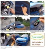 4 X Push Button Quick Release Hood Bonnet Pins Lock Clip Car Bumper Latch Kit – Vaizdas 16