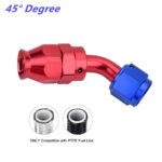 2PCS AN4/AN6/AN8/AN10/AN12 PTFE Hose End Fitting Adapter for PTFE Hose Line Only - Сурет 10