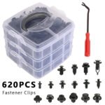 801Pcs/750Pcs/ 1000Pcs Car Retainer Auto Fasteners Push Trim Plastic Clips Pin Rivet Bumper Kit - Сурет 20