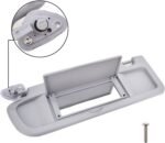 Left Driver & Right Passenger Side Sun Visor for Honda Civic 2006-2011 Light Gray 83280-SNA-A01ZC – Vaizdas 2