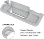 Left Driver & Right Passenger Side Sun Visor for Honda Civic 2006-2011 Light Gray 83280-SNA-A01ZC – Vaizdas 4