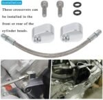 LS LS1 Throttle Body Coolant Bypass Hose Kit Cylinder Head Steam Port Crossover – Vaizdas 6