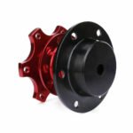Universal Sports Steering Wheel Quick Release Snap Off Boss Kit Hub Adapter Red – Vaizdas 4
