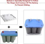 Battery Bracket Relocation Hold Down Tray Kit For Optima 34/78 Battery Aluminum - Сурет 5