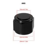2PCS 4/6/8/10/12 AN Female Flare Fitting Cap Block Off Nut Aluminum For Fuel Systems - Сурет 5