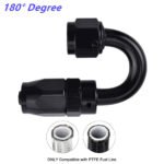 2PCS AN4/AN6/AN8/AN10/AN12 PTFE Hose End Fitting Adapter for PTFE Hose Line Only - Сурет 6