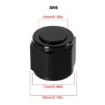 2PCS 4/6/8/10/12 AN Female Flare Fitting Cap Block Off Nut Aluminum For Fuel Systems - Сурет 6