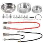 GSTP 5 & 6 Hole Billet Steering Wheel Hub Adapter for GM Chevrolet Models Replacement - Billede 8