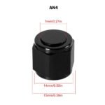 2PCS 4/6/8/10/12 AN Female Flare Fitting Cap Block Off Nut Aluminum For Fuel Systems - Сурет 7