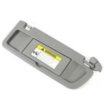 Left Driver & Right Passenger Side Sun Visor for Honda Civic 2006-2011 Light Gray 83280-SNA-A01ZC – Vaizdas 9