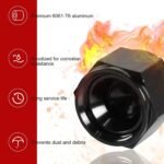 2PCS 4/6/8/10/12 AN Female Flare Fitting Cap Block Off Nut Aluminum For Fuel Systems - Сурет 8