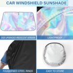 Laser Reflective Car Windshield Sun Shade – Ultimate Interior Protection & Cooling for Sedans. SUVs & MPVs — изображение 14