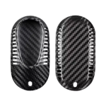 T-carbon Real Carbon Fiber Key Fob Cover Compatible with Mercedes Benz - Ảnh 5