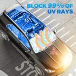 Laser Reflective Car Windshield Sun Shade – Ultimate Interior Protection & Cooling for Sedans. SUVs & MPVs — изображение 6