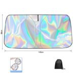 Laser Reflective Car Windshield Sun Shade – Ultimate Interior Protection & Cooling for Sedans. SUVs & MPVs — изображение 3