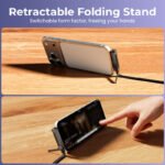 🔥Last Day 60% OFF - ⚡2-in-1 Invisible Holder Charger Cable – 240W Fast Charging Cord with Built-In Phone Stand - Billede 4