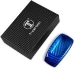 T-carbon Glass Fiber Key Fob Cover fits for Mercedes Benz - Ảnh 2
